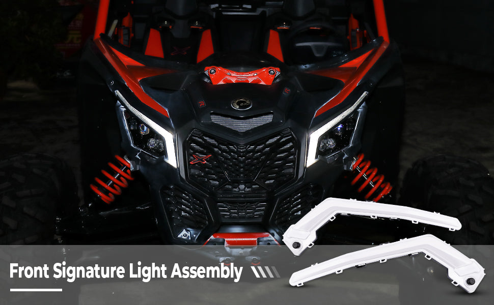 Front Signature Light Assembly for Can Am Maverick X3/XDS/XRS