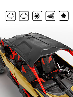 Front Bumpers & 4 pcs Hard Roof For Can-Am Maverick X3 MAX