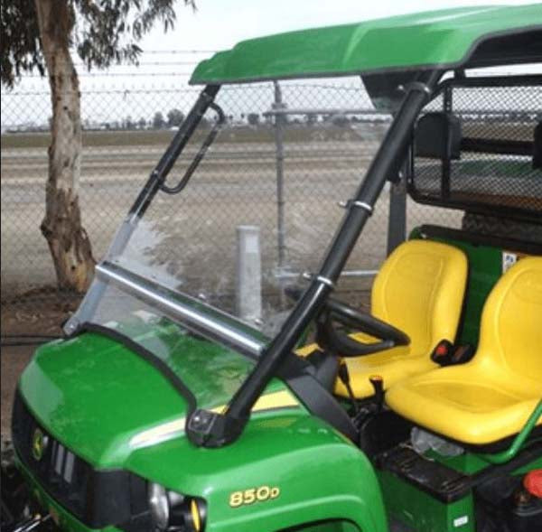 Falcon Ridge Folding Front Windshield - John Deere Gator