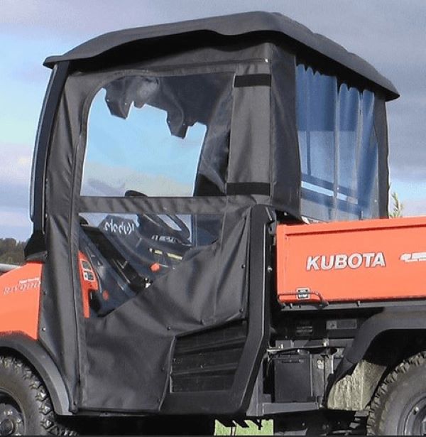 Falcon Ridge Soft Doors and Rear Window - Kubota RTV