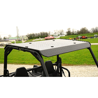 Falcon Ridge Black Aluminum Diamond Plate Top - Polaris Ranger 150