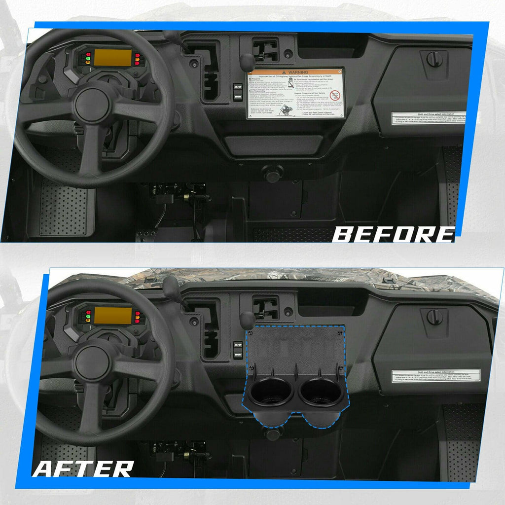 UTV Cup Holder with Switch Panel Fit Pioneer 1000/1000-5