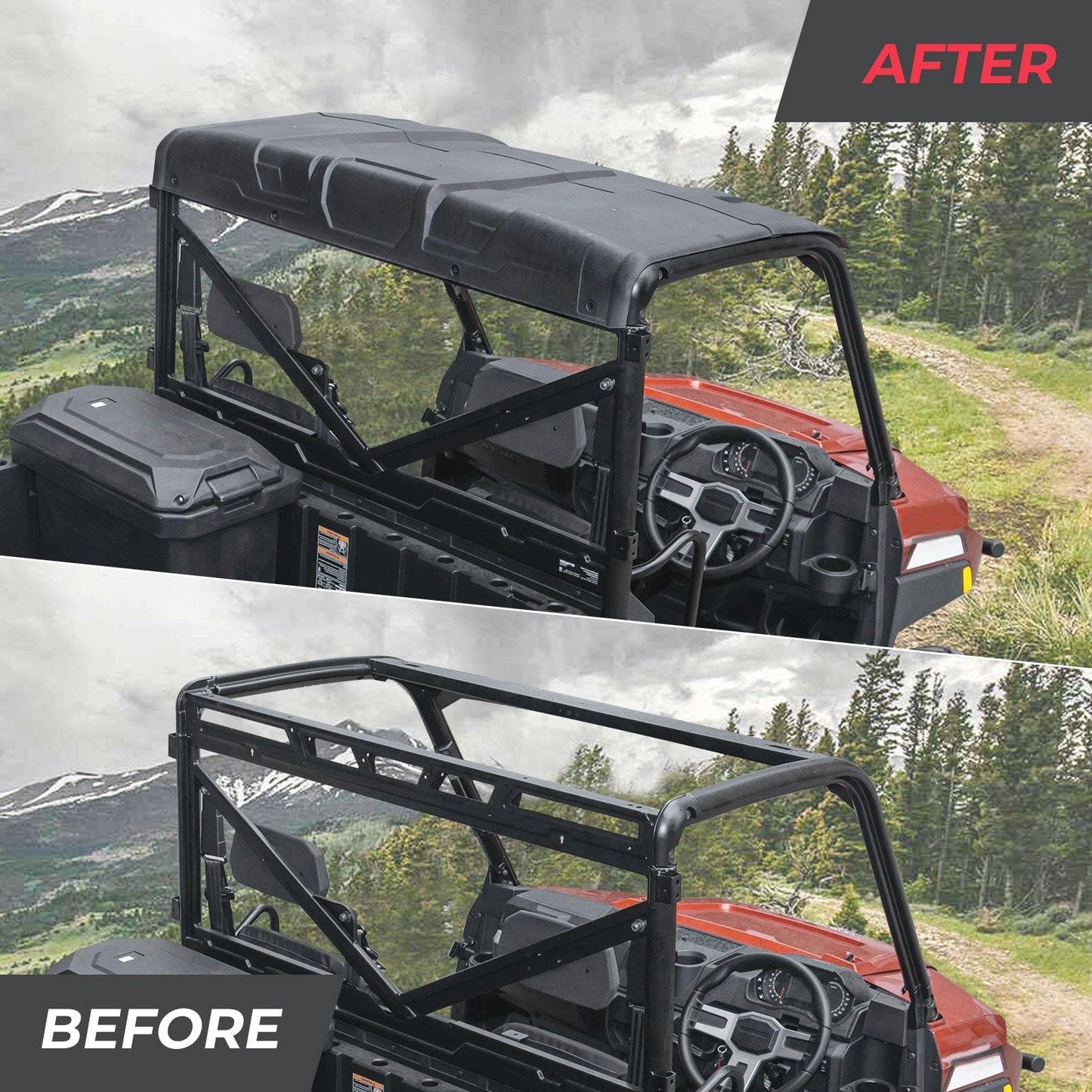 Plastic Hard Roof for Polaris Ranger Full Size