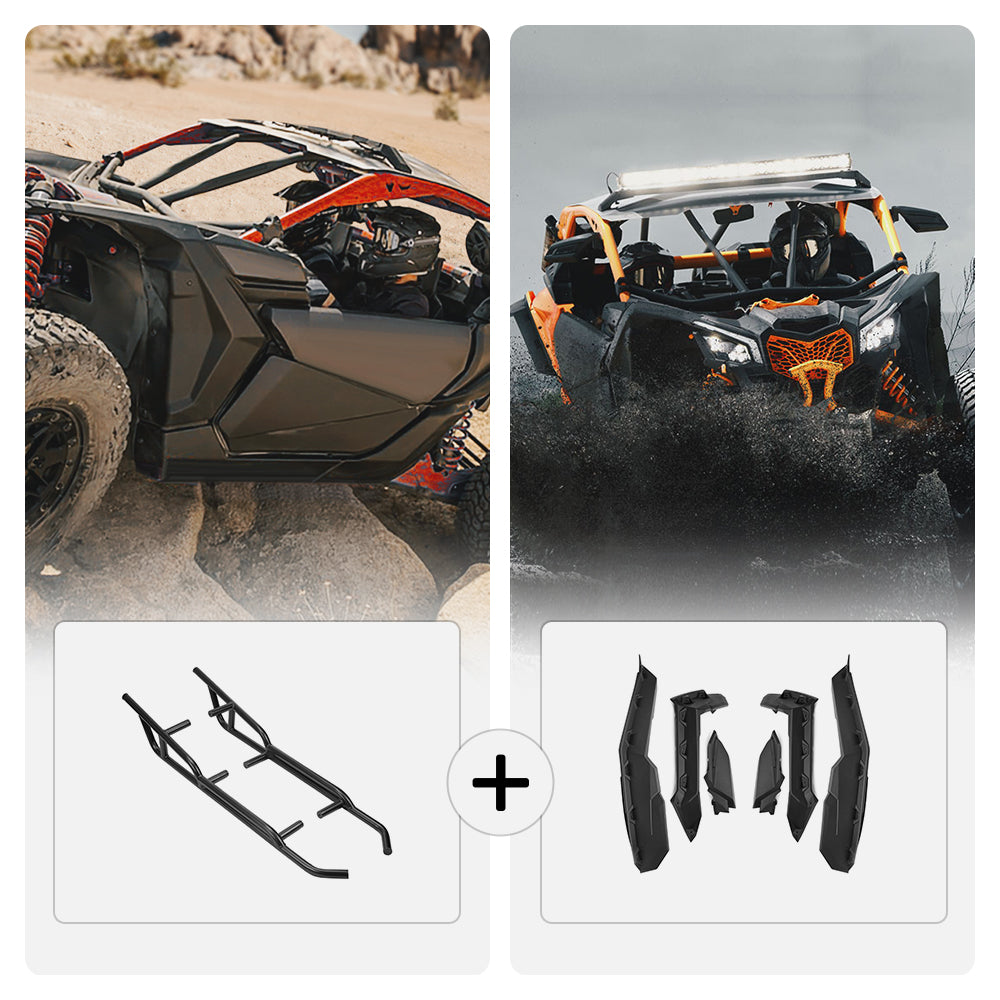 Fender Flares & Nerf Bars For Can-Am Maverick X3