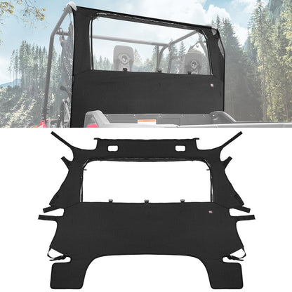 Fabric Rear Panel with Open Window For Pioneer 700 / 700-4