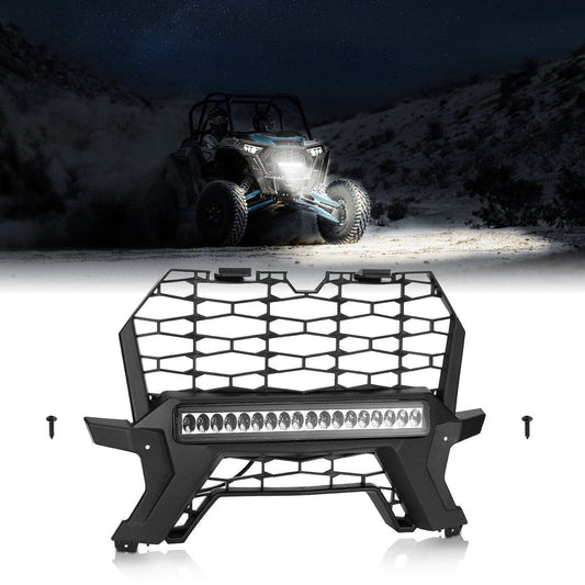 Front Lower Mesh Grill Radiator Guards For Polaris RZR XP 1000/ 900