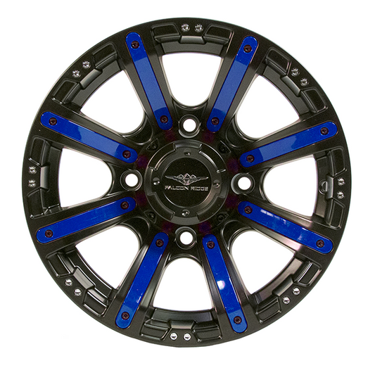 Falcon Ridge Color Accent Kit - Blue, Raptor CI-8S, 15 Inch Wheel, 4/137