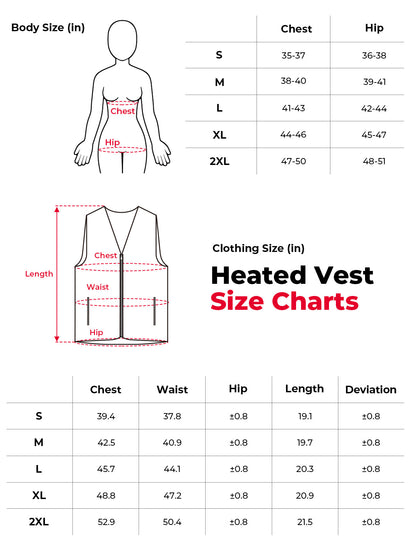 Women's Cropped Heated Vest with Battery Pack Included