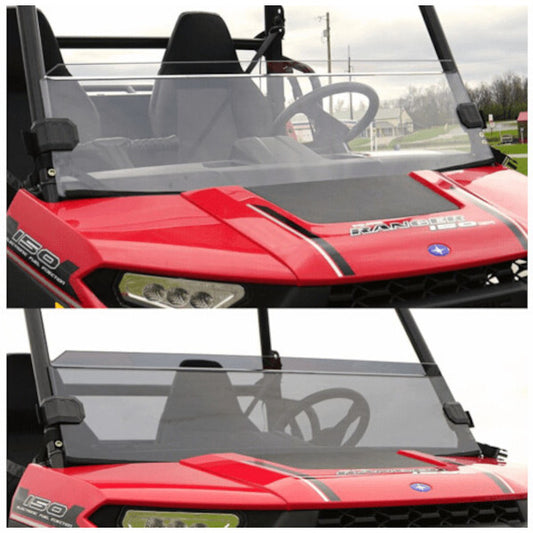 Falcon Ridge Clear Half Front Windshield - Polaris Ranger 150