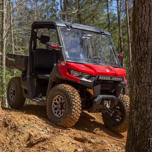 Falcon Ridge Velocity Flip Up Windshield Can-Am Defender - UV Resistant