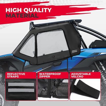 Soft Cab Enclosures Upper Doors for Kawasaki Teryx KRX 1000