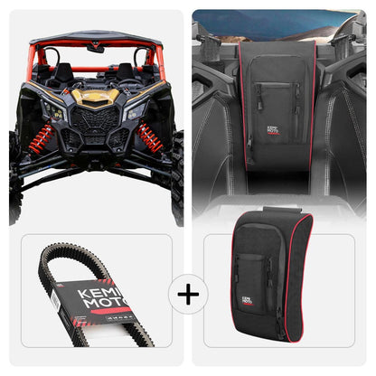 Heavy Duty Belts & Center Storage Bag For Can-Am Maverick X3