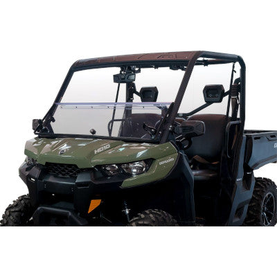 Seizmik Windshield Versa-Fold (UV Resistant Poly) - Can-Am Defender