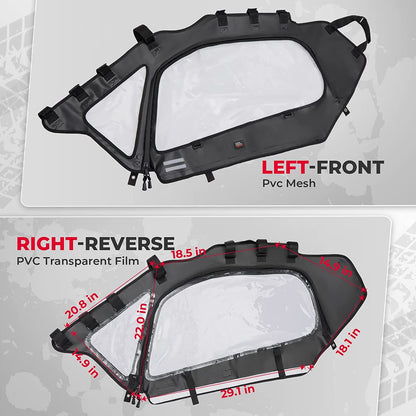 Soft Cab Enclosures Upper Windows for Can-am Maverick X3