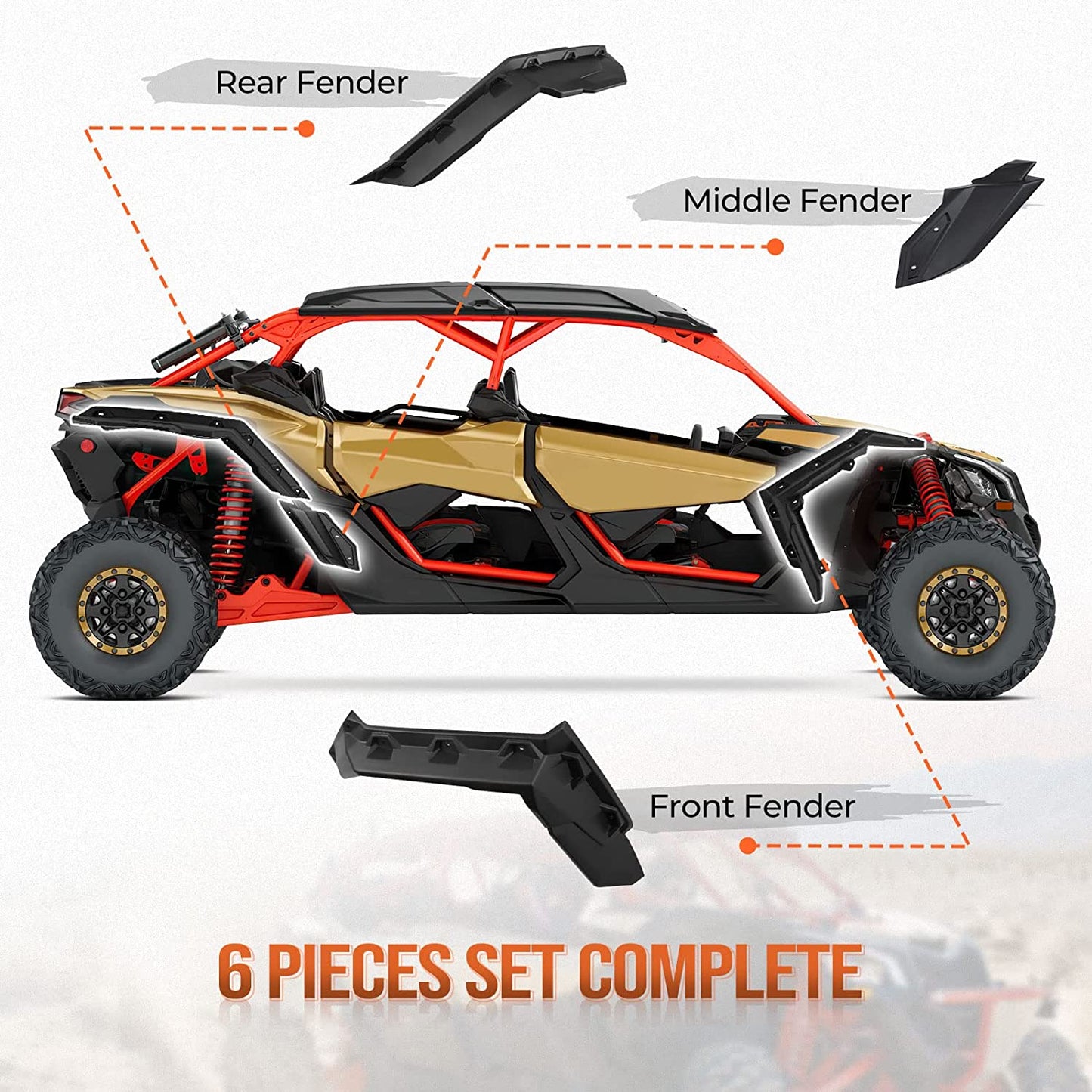 Fender Flares & Nerf Bars For Can-Am Maverick X3