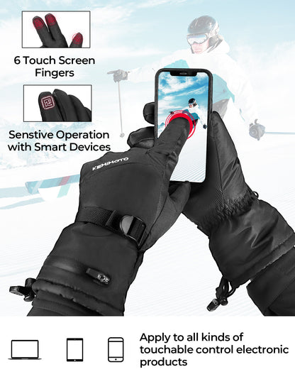 Ski Gloves Winter Gloves for Men Waterproof