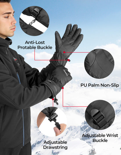 Ski Gloves Winter Gloves for Men Waterproof