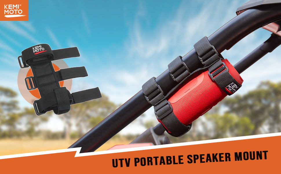 UTV Speaker Mount for 1.5" to 2.25" Roll Bar