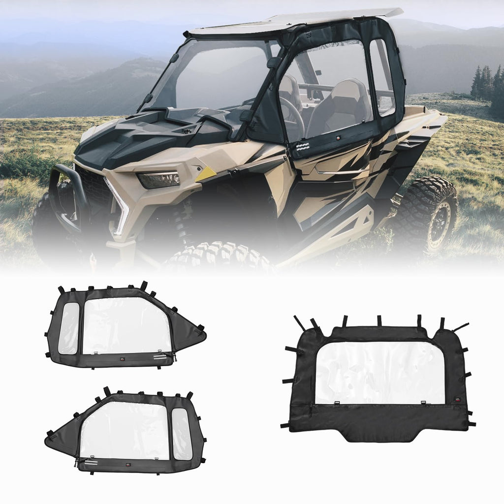 Cab Enclosures & Soft Rear Windshield for Polaris RZR XP 1000