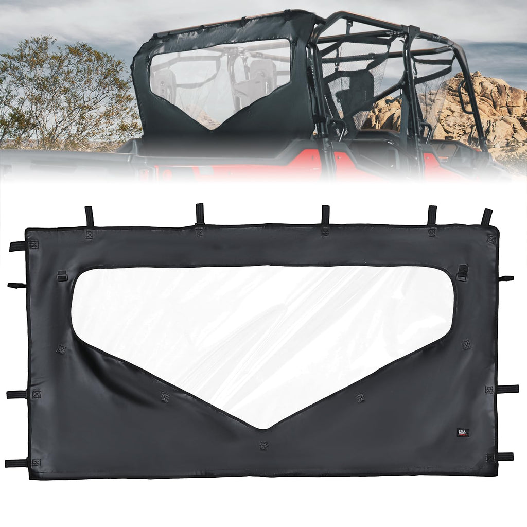 UTV Roll Up/ Down Soft Rear Window For Pioneer 1000 2016+