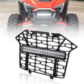 Front Mesh Grill with LED Light Bar for Polaris RZR 2020-2023