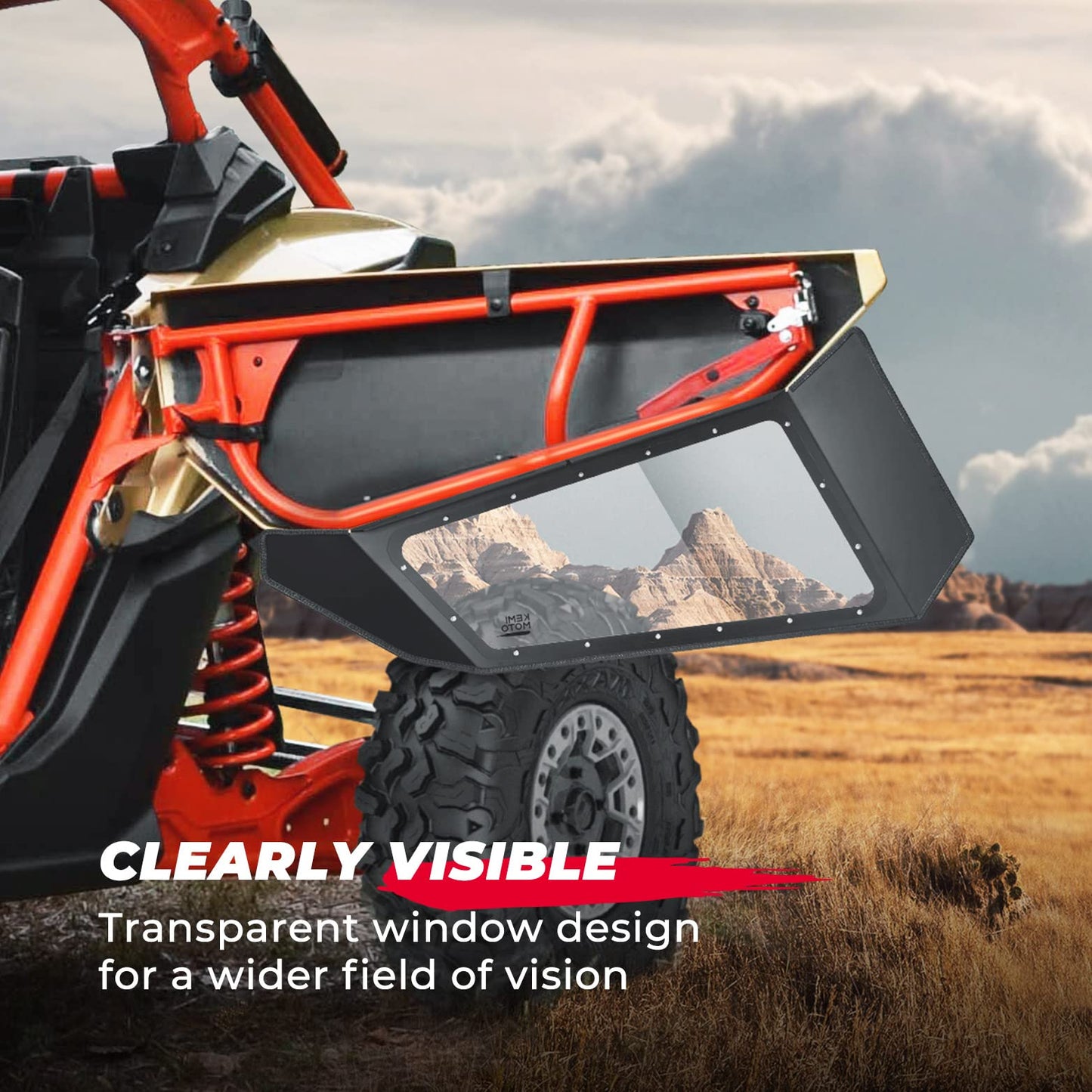 Clear Lower Door Inserts for Can-Am Maverick X3