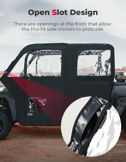 Soft Cab Enclosure Doors for Can-Am Defender Max