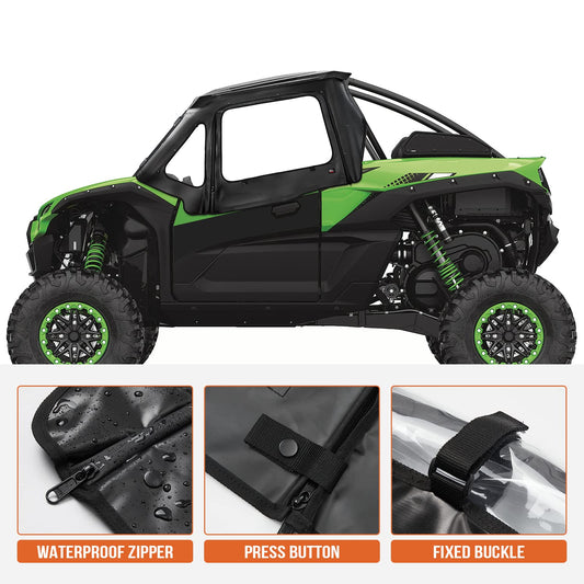 Soft Cab Enclosures Upper Door Set for Kawasaki Teryx 1000