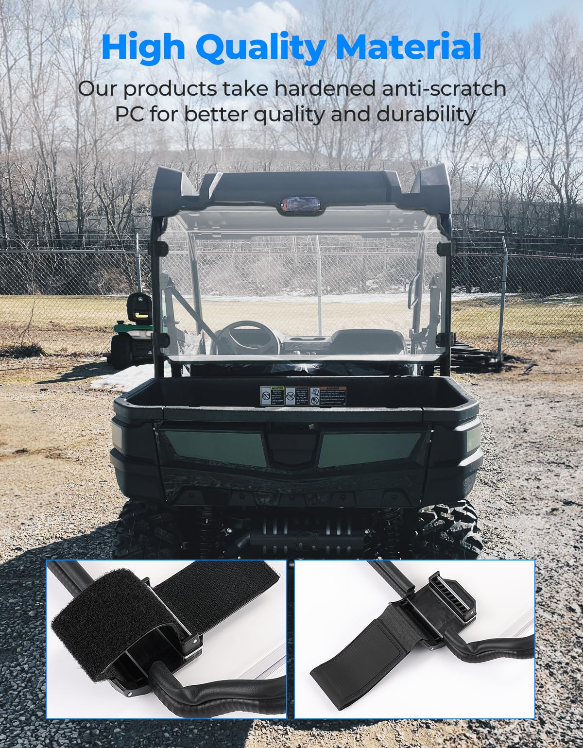 Rear Windshield for John Deere Gator XUV / RSX