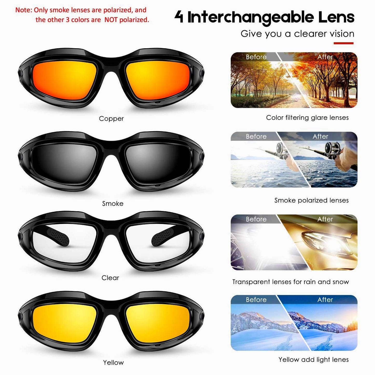 Motorcycle Riding Glasses