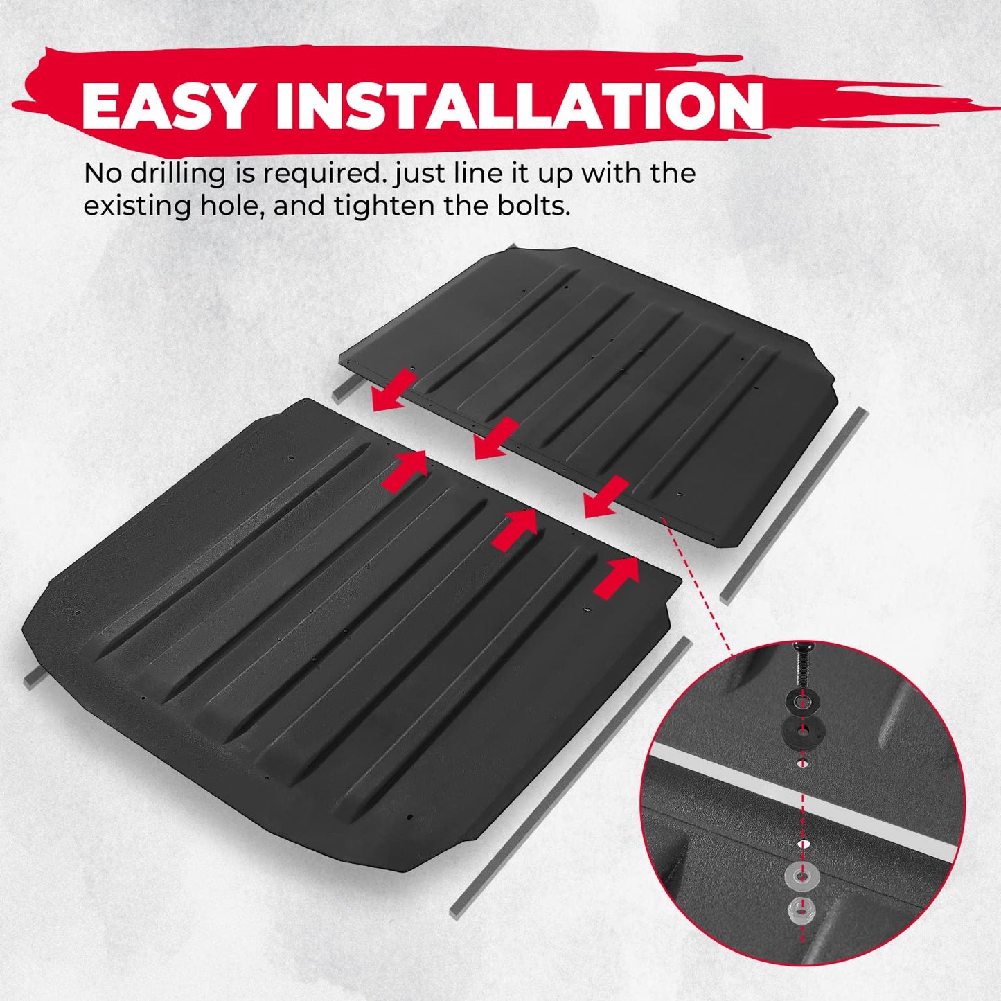 Heavy Duty 4 Doors Hard Roof For Polaris RZR XP 4 1000/ Turbo / S4