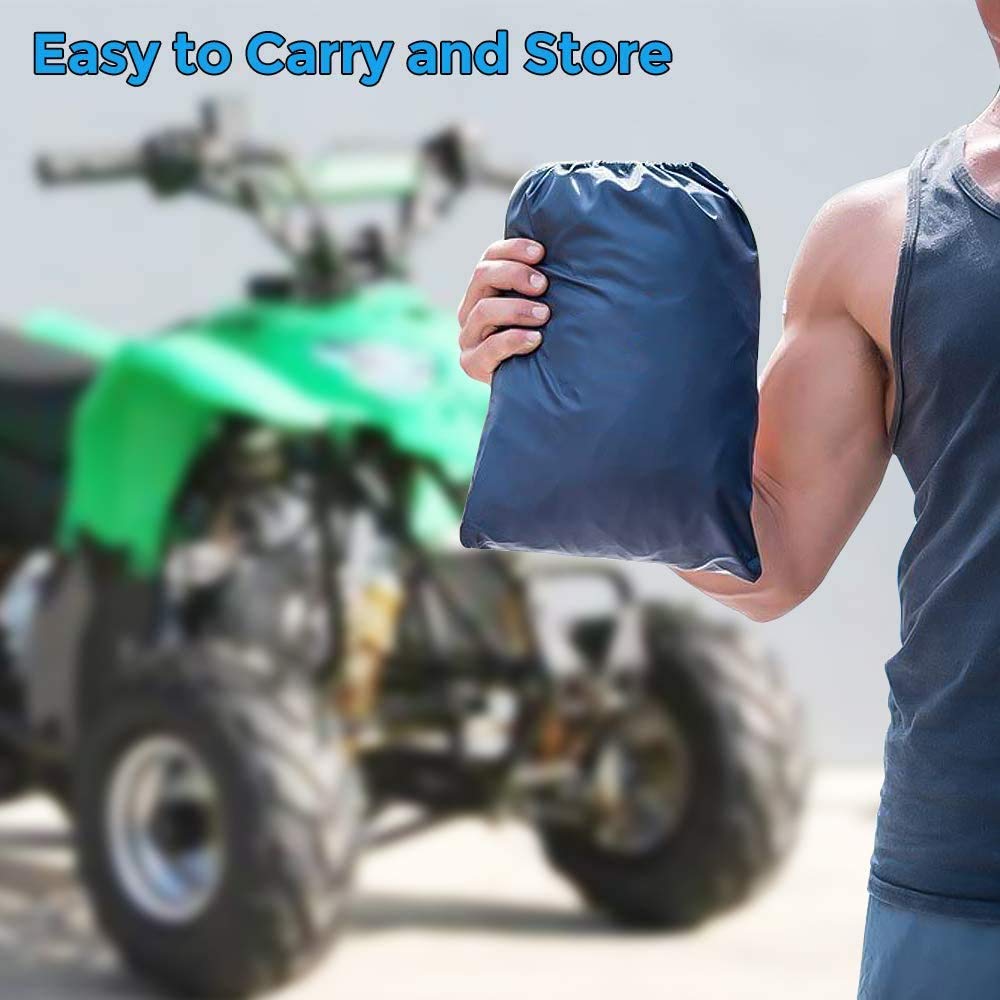 ATV Water-resistant Windproof Cover with Elastic Base Wrap