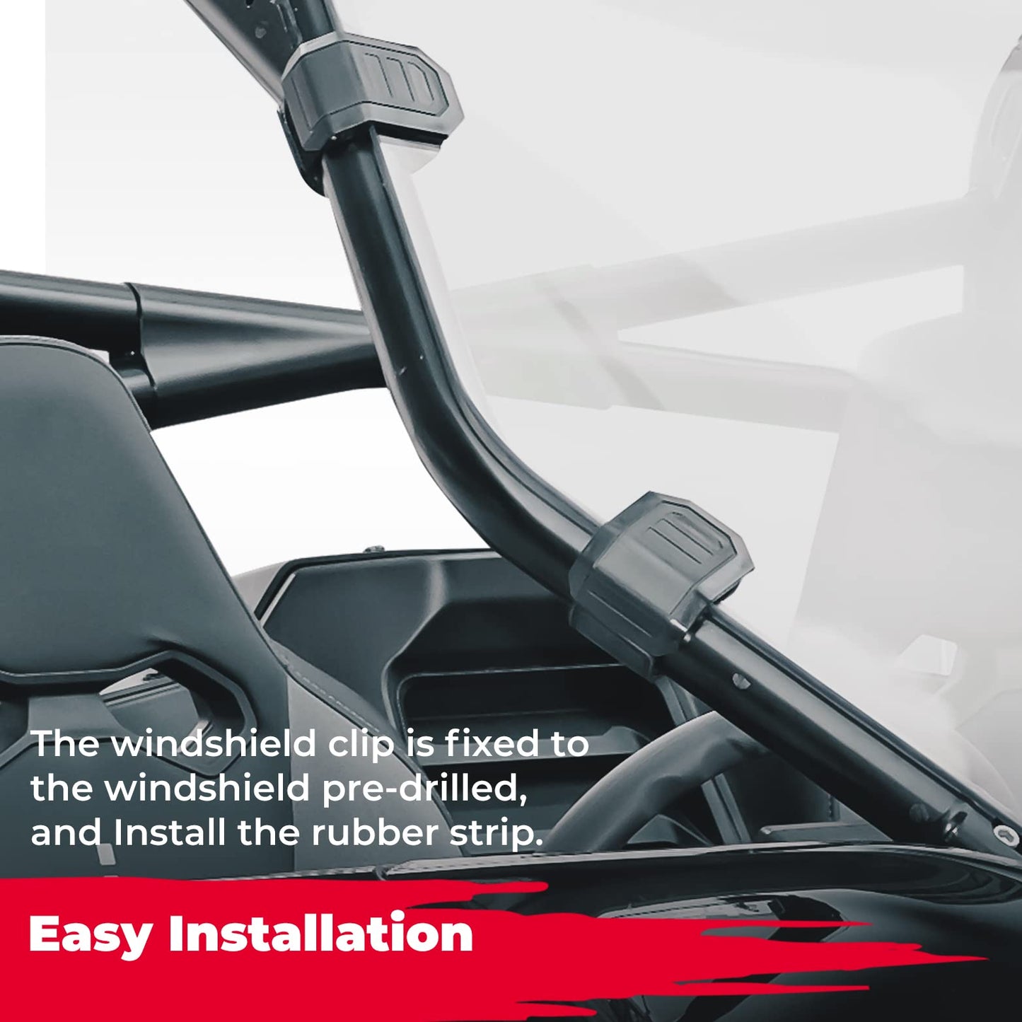 Scratch Resistant Full Windshield Fit CFMOTO ZForce 950