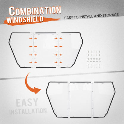 PC Rear Windshield for Kawasaki Teryx KRX 1000