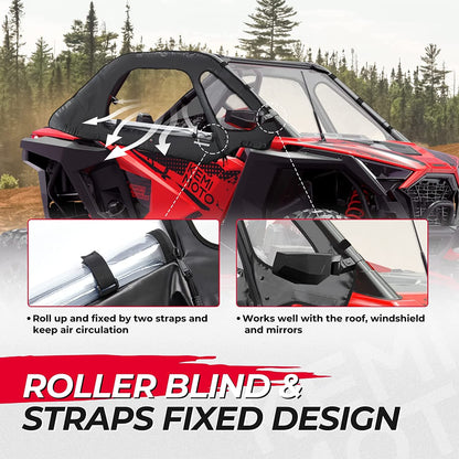 Soft Cab Enclosure Upper Doors for Polaris RZR PRO XP (2 seat)