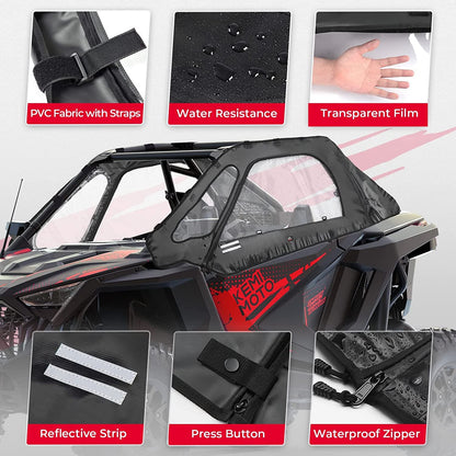 Soft Cab Enclosure Upper Doors for Polaris RZR PRO XP (2 seat)